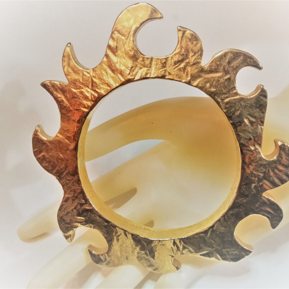 Vintage Christian Lacroix Cutout Sun Bracelet